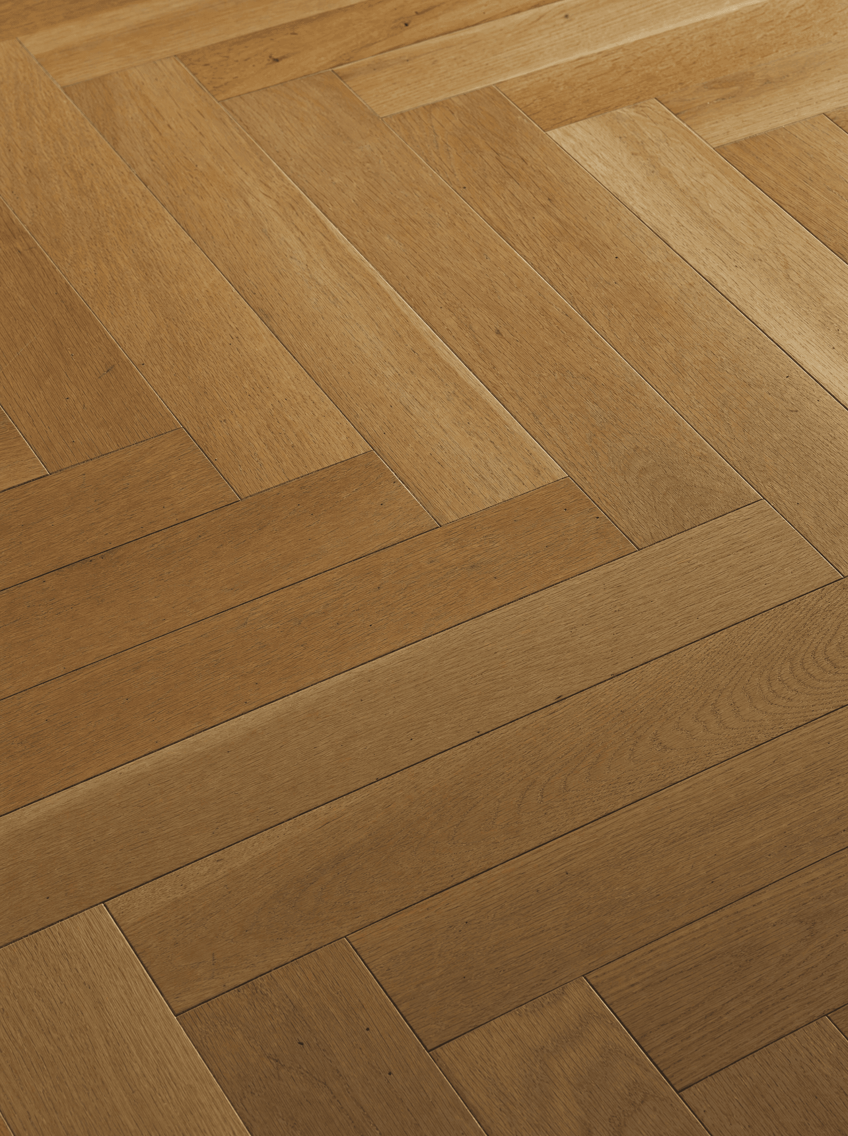 Oak herringbone, laid tight