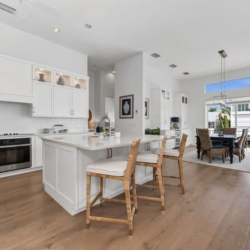 Breakfast bar kitchen