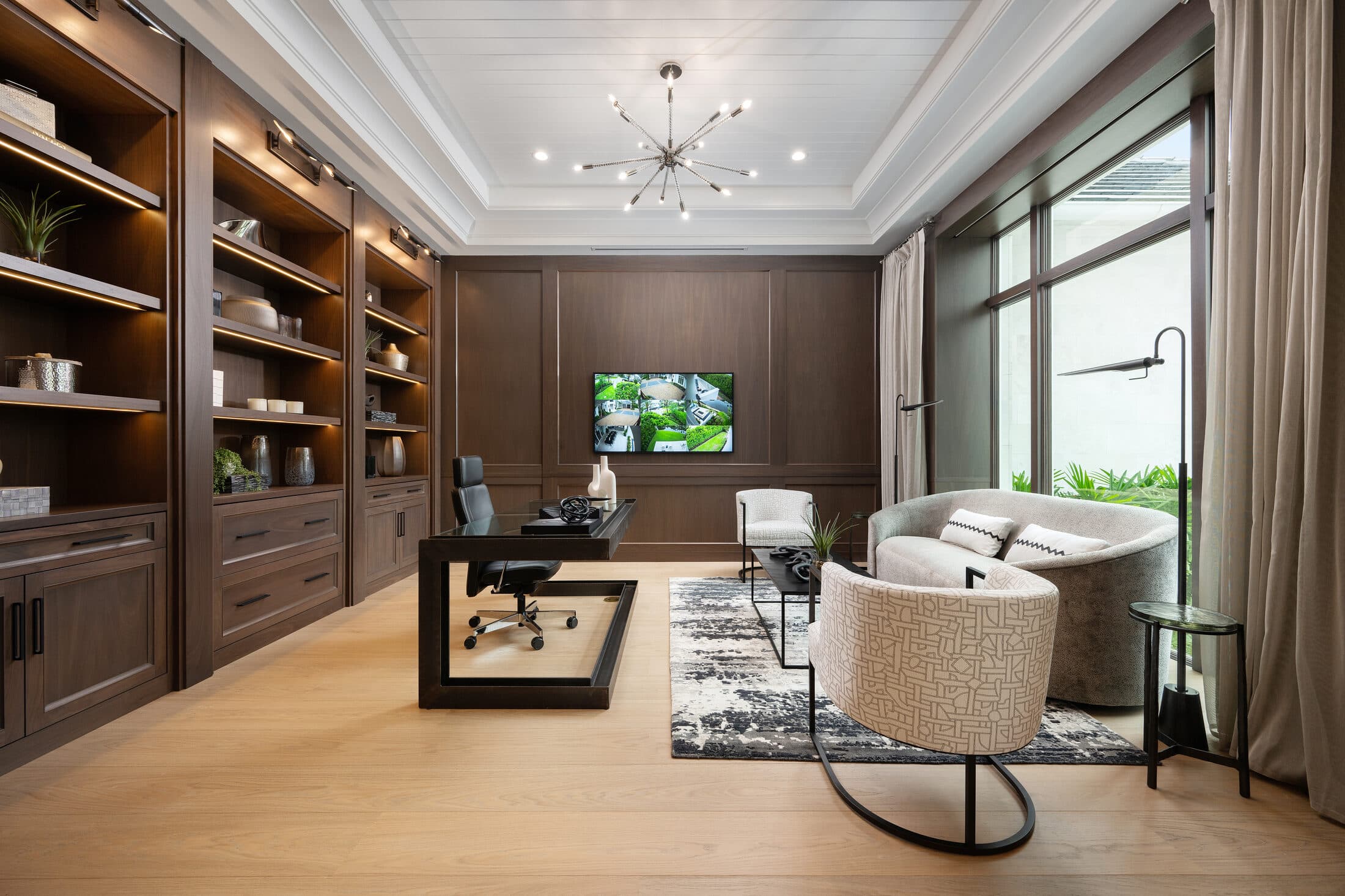 Finished home in Gin Lane, Naples. Wide-plank hardwood, the whole residence.