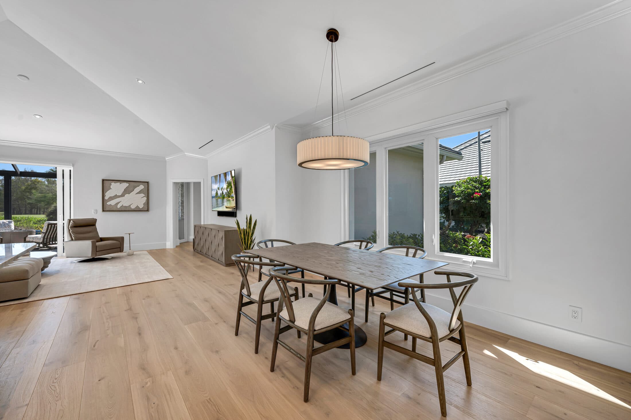 Dining opening to the living room
