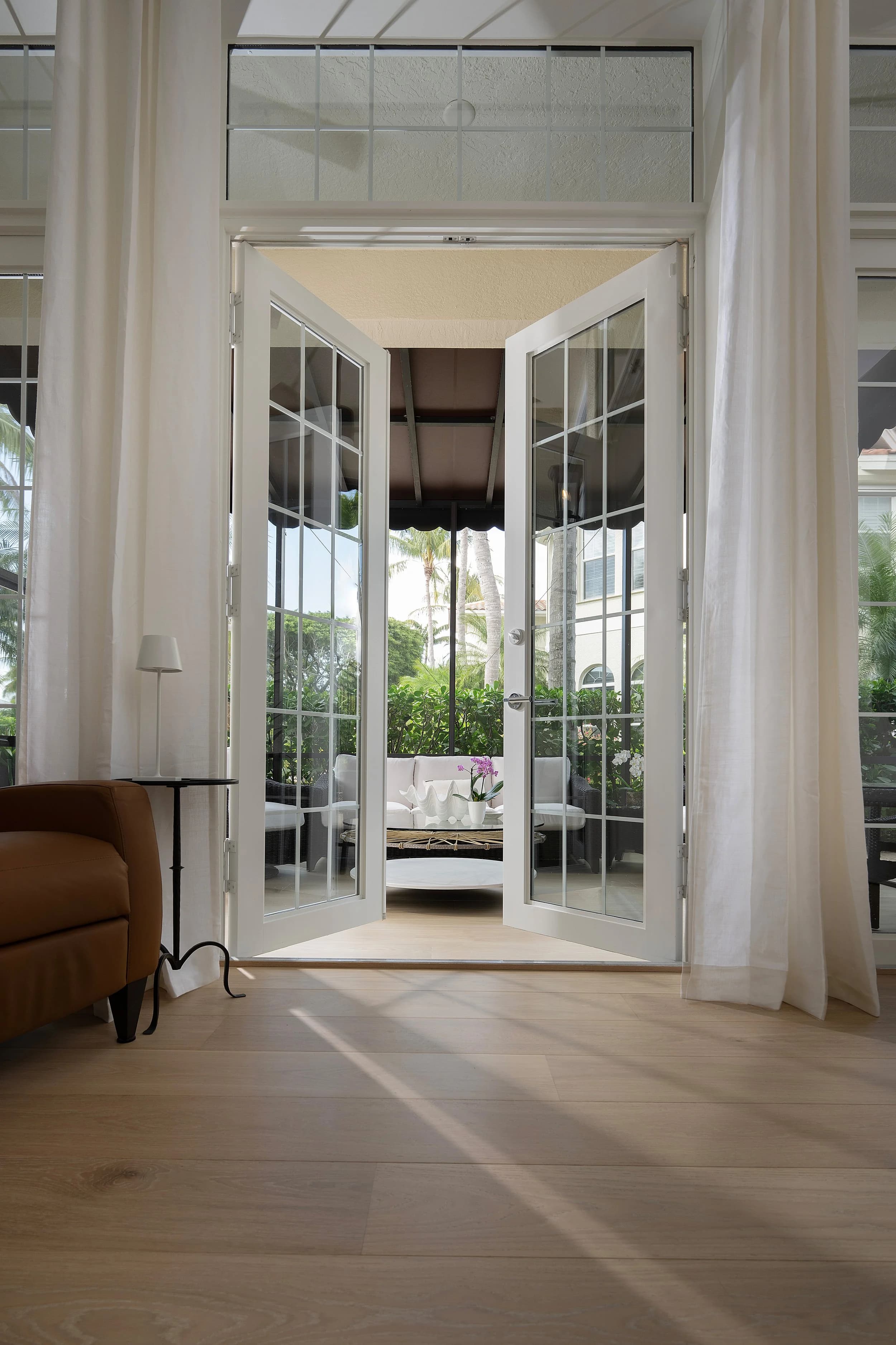 Port Royal Naples estate interior with wide-plank European white oak